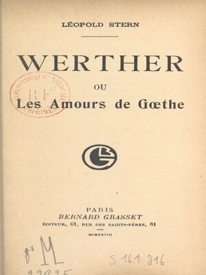 cover image of Werther